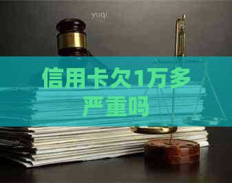 信用卡欠1万多严重吗