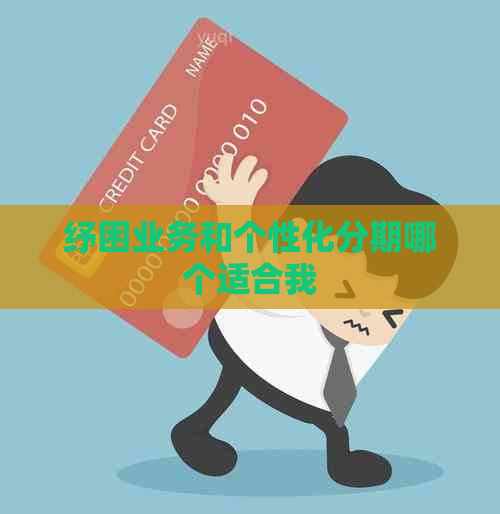 纾困业务和个性化分期哪个适合我
