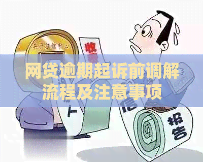 网贷逾期起诉前调解流程及注意事项