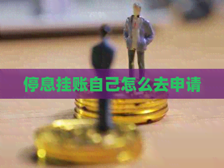 停息挂账自己怎么去申请
