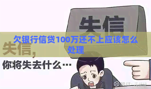 欠银行信贷100万还不上应该怎么处理