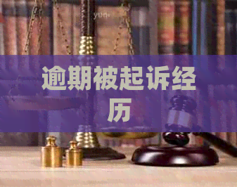 逾期被起诉经历