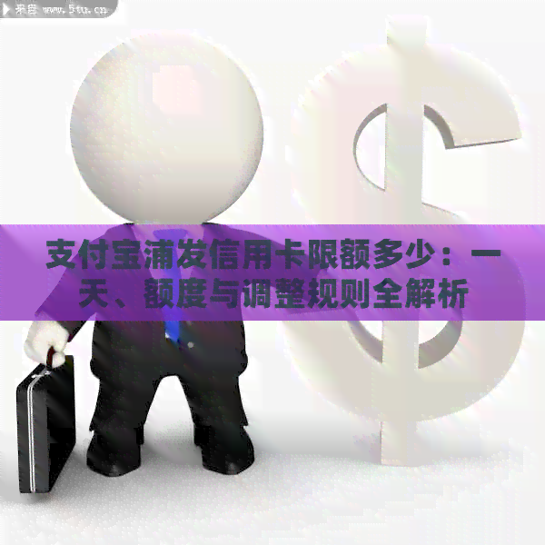 支付宝浦发信用卡限额多少：一天、额度与调整规则全解析