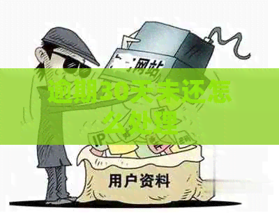 逾期30天未还怎么处理