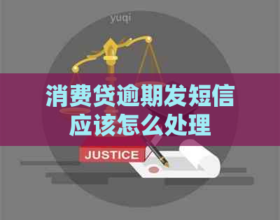 消费贷逾期发短信应该怎么处理