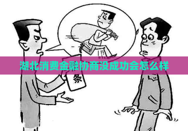 湖北消费金融协商没成功会怎么样