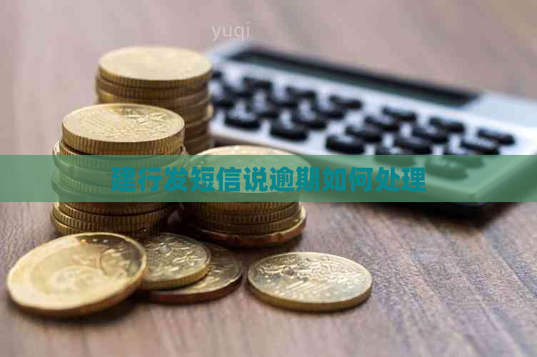 建行发短信说逾期如何处理
