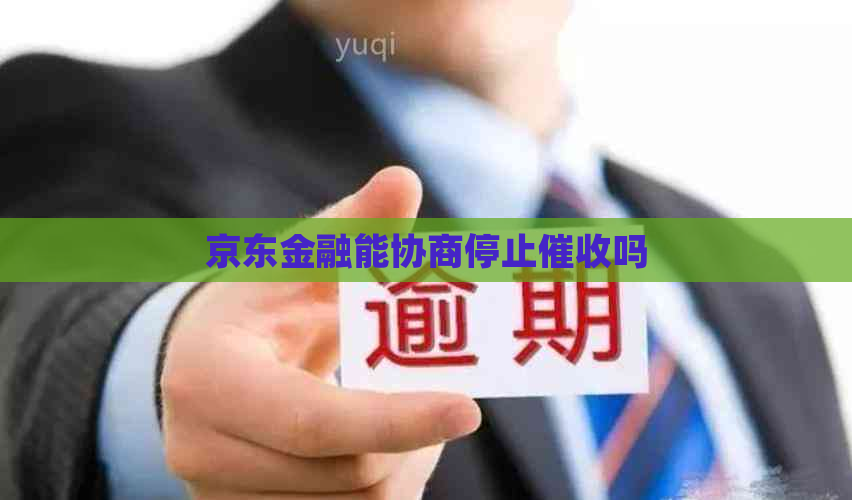 京东金融能协商停止吗