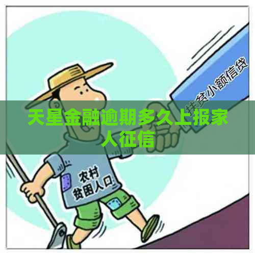 天星金融逾期多久上报家人