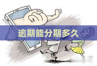 逾期能分期多久