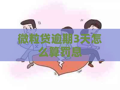 微粒贷逾期3天怎么算罚息