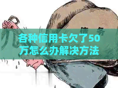 各种信用卡欠了50万怎么办解决方法