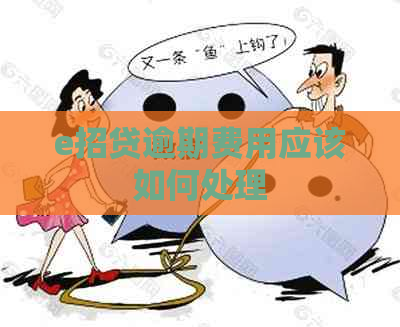 e招贷逾期费用应该如何处理