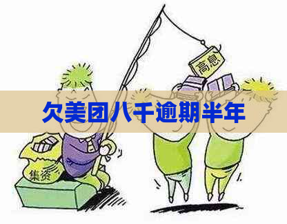 欠美团八千逾期半年