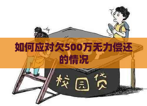 如何应对欠500万无力偿还的情况