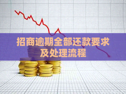 招商逾期全部还款要求及处理流程