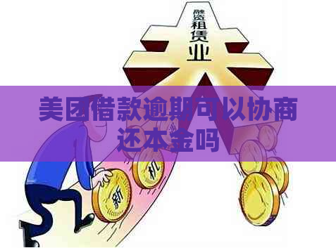 美团借款逾期可以协商还本金吗