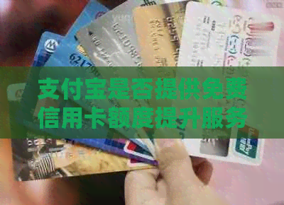 支付宝是否提供免费信用卡额度提升服务？
