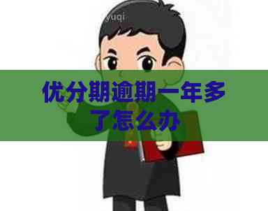 优分期逾期一年多了怎么办