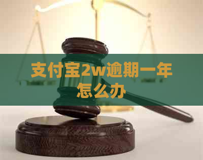 信用卡2w逾期一年怎么办