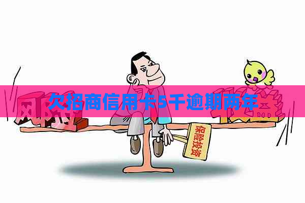 欠招商信用卡5千逾期两年