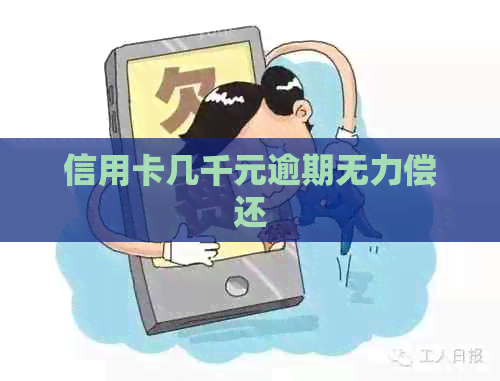 信用卡几千元逾期无力偿还