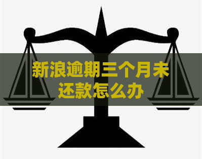 新浪逾期三个月未还款怎么办
