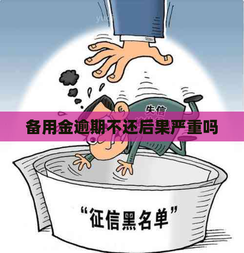 备用金逾期不还后果严重吗