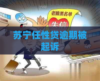 苏宁任性贷逾期被起诉