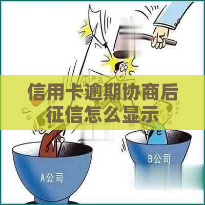 信用卡逾期协商后怎么显示