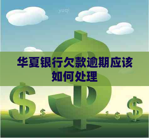 华夏银行欠款逾期应该如何处理