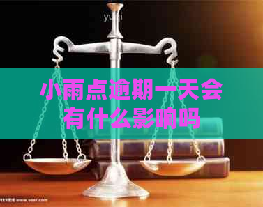 小雨点逾期一天会有什么影响吗