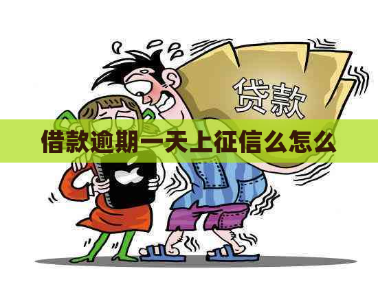 借款逾期一天上么怎么