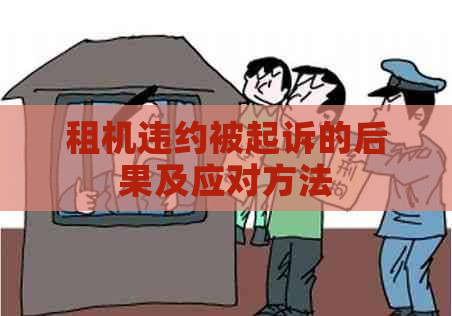 租机违约被起诉的后果及应对方法