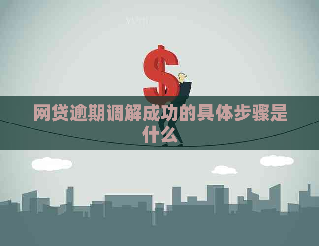 网贷逾期调解成功的具体步骤是什么
