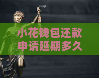 小花钱包还款申请延期多久合适