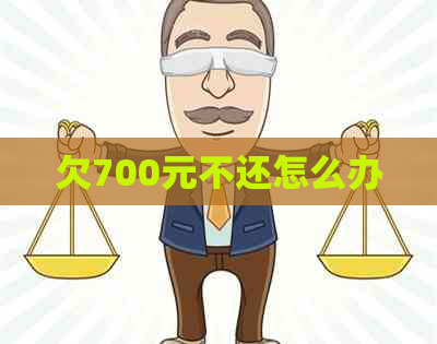 欠700元不还怎么办