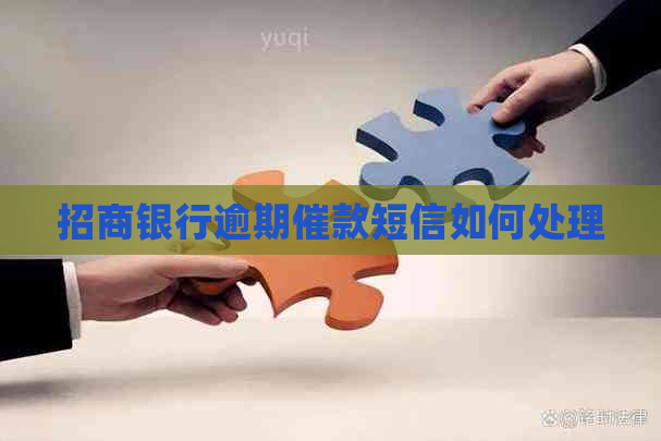 招商银行逾期催款短信如何处理