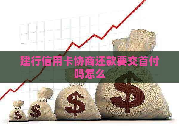 建行信用卡协商还款要交首付吗怎么