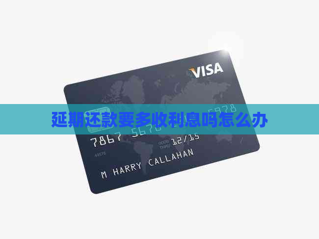 延期还款要多收利息吗怎么办