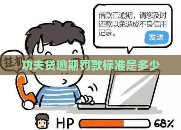 功夫贷逾期罚款标准是多少