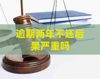 逾期两年不还后果严重吗