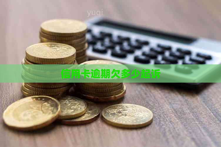 信用卡逾期欠多少起诉