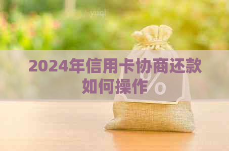 2024年信用卡协商还款如何操作
