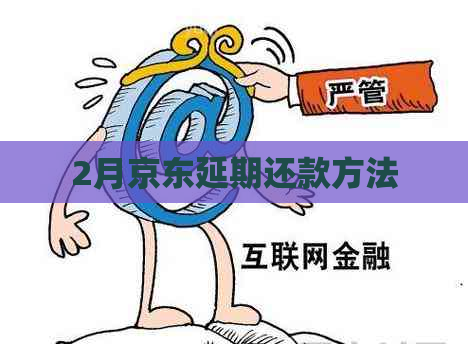 2月京东延期还款方法
