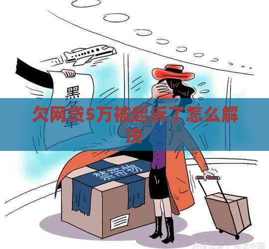 欠网贷5万被起诉了怎么解决