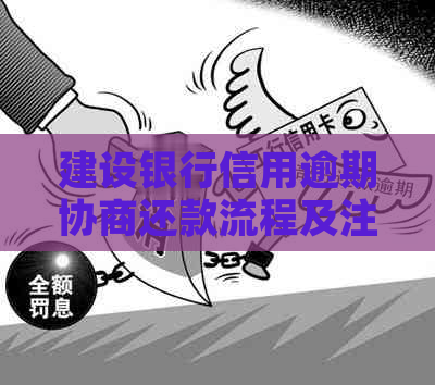 建设银行信用逾期协商还款流程及注意事项