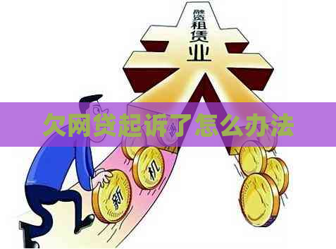欠网贷起诉了怎么办法