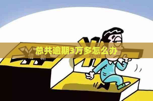 总共逾期3万多怎么办