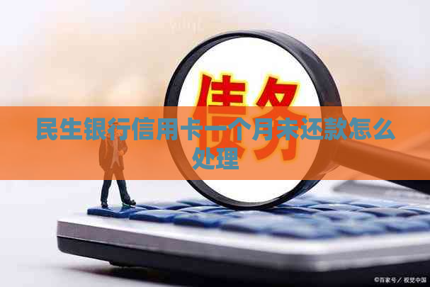 民生银行信用卡一个月未还款怎么处理